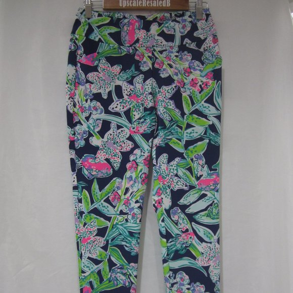 Lilly Pulitzer 4 Luxletic Fairway Performace Pants UPF 50+ - Picture 1 of 8